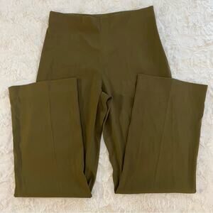 Lauren Vidal Paris Olive Green Dress Pants Trousers Size T5 or 10-12 US Womens